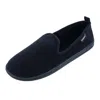 Isotoner Men's Microterry Samson Closed Back Slipper In Black