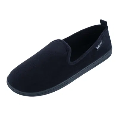 Isotoner Men's Microterry Samson Closed Back Slipper In Black