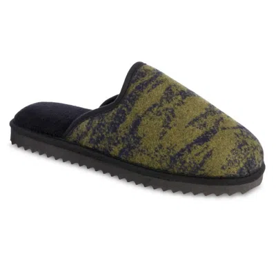 Isotoner Men's Recycled Cooper Scuff Slipper In Olive In Green