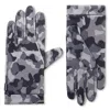 Isotoner Men's Recycled Modern Shape Stretch Glove In Black Camo In Grey