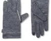 Isotoner Men's Recycled Modern Shape Stretch Glove In Navy Heathered In Grey