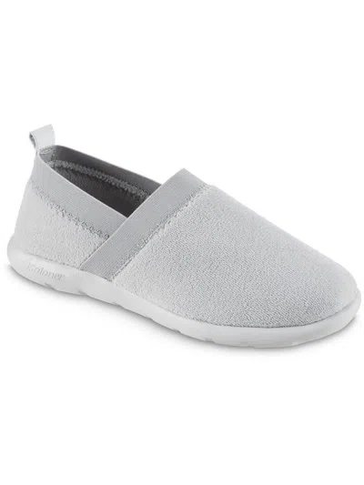 Isotoner Mens Slip On Comfort Sneakers In Grey