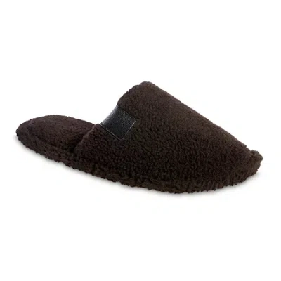 Isotoner Mens Slip-on Slippers In Brown