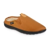 Isotoner Mens Slip-on Slippers In Brown