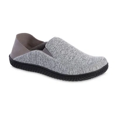 Isotoner Mens Slip-on Slippers In Gray