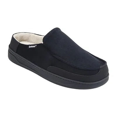 Isotoner Microsuede Carter Clog Mens Clog Slippers In Black