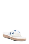 Isotoner Pique Resort Flip Flop Slipper