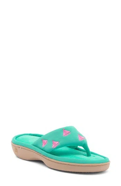 Isotoner Pique Resort Flip Flop Slipper