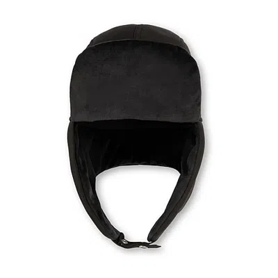 Isotoner Reflective Piping Neoprene Mens Trapper Hat In Transparent