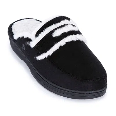 Isotoner Scuff Womens Slip-on Slippers In Black