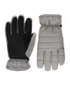 Isotoner Signature Men's Quilted Gloves In Gray