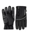 Isotoner Signature Men's Water-repellent Gloves In Black