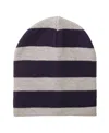 Isotoner Signature Men's Water-repellent Stripe Beanie In Heather