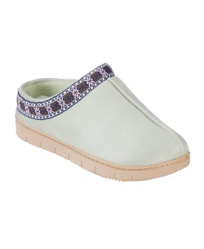 Isotoner Signature Women's Clara Microsuede Clog In Desert Sage
