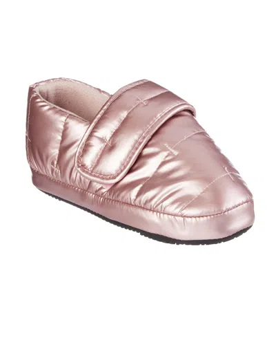 Isotoner Signature Women's Closed Back Slippers In Pink Clay