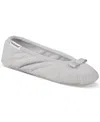 Isotoner Signature Women's Gemma Microterry Ballerina Slippers