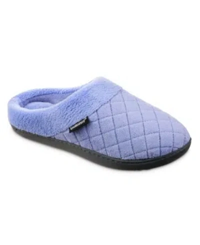 Isotoner Signature Women's Milly Hoodback Slippers In Periwinkle