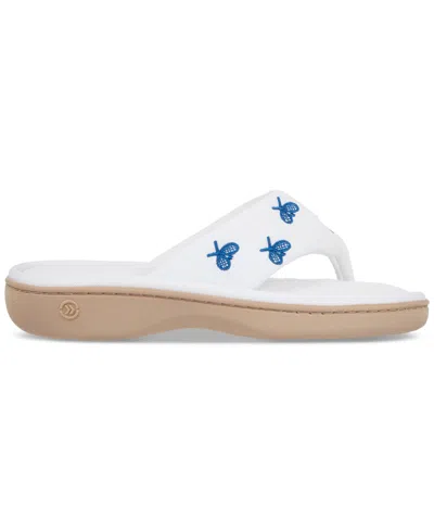Isotoner Signature Women's Resort Thong Slippers In White