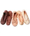 Isotoner Signature Women's Sloan Comfort Spandex Indoor/outdoor Ballerina Slippers In Nude 2