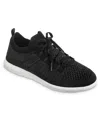 Isotoner Signature Women's Zenz Lace Up Shoe With Slipper Comfort In Black