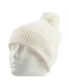 Isotoner Women's Classic Chenille Beanie With Cuff Pom In Ewe