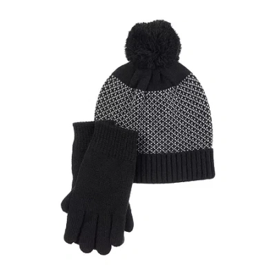 Isotoner Women's Gift Set Cold Weather Set In Black