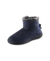 Isotoner Women's Microsuede Mallory Bootie In Navy Blue In Blue