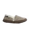 Isotoner Women's Microsuede Marisol Closed Back Slipper In Oatmeal Heathered In Multi