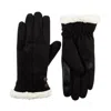 Isotoner Women's Microsuede Touchscreen Gloves In Black In Black