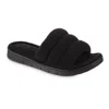 Isotoner Women's Recycled Aster Slide Slipper In Black In Black