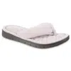 Isotoner Women's Recycled Aster Thong Slipper In Thistle In Purple