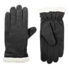 ISOTONER WOMEN'S RECYCLED MICROSUEDE GLOVES IN LEAD