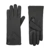 Isotoner Women's Smartdri Chevron Stretch Touchscreen Gloves In Charcoal In Pink