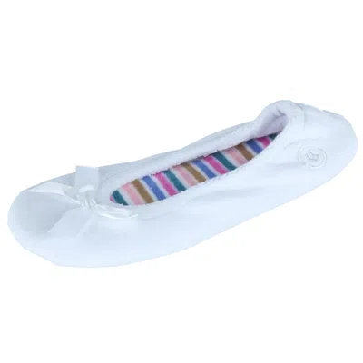 Isotoner Women's Terry Classic Ballerina Slippers In Multi