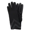 Isotoner Women's Touchscreen Shortie Chevron Unlined Winter Glove In Black