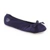 Isotoner Womens Ballerina Slippers In Purple