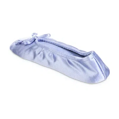 Isotoner Womens Ballerina Slippers In Blue