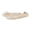 Isotoner Womens Ballerina Slippers In Neutral