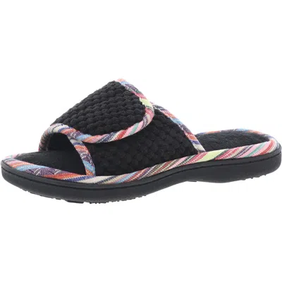 Isotoner Womens Cushioned Footbed Slide Slippers