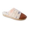 Isotoner Womens Memory Foam Clog Slippers In Multi