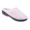 Isotoner Womens Memory Foam Slip-on Slippers In Multi