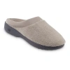 Isotoner Womens Memory Foam Slip-on Slippers In Gray