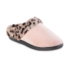 Isotoner Womens Slip-on Slippers In Pink