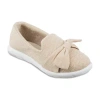 Isotoner Womens Slip-on Slippers In Sand