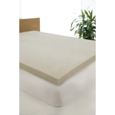 Isotonic 3" Memory Foam Mattress Topper In White