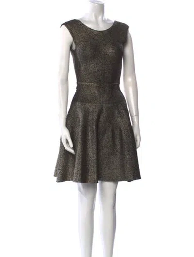 Pre-owned Issa Bateau Neckline Mini Dress