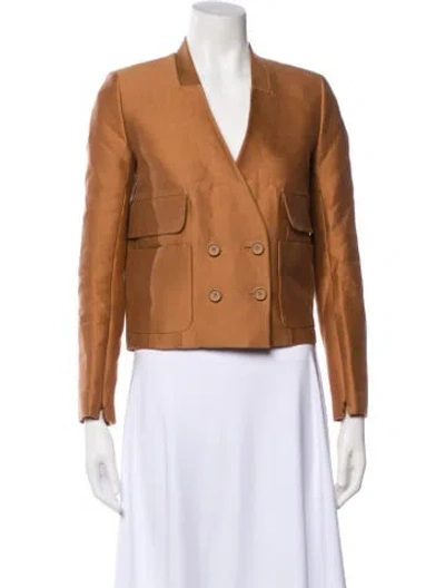 Pre-owned Issa Blazer In Brown