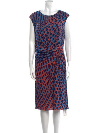 Pre-owned Issa Jersey Knee-length Dress W/ Tags In Multi