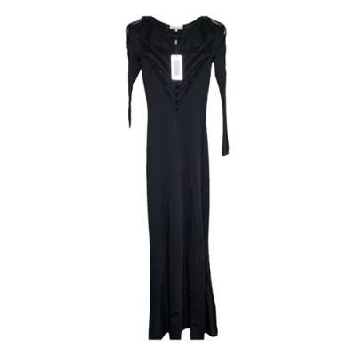 Pre-owned Issa Maxi Dress In Black