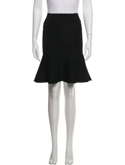 Pre-owned Issa Mini Skirt In Black